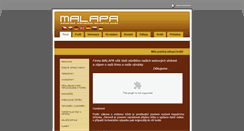 Desktop Screenshot of malapa.cz